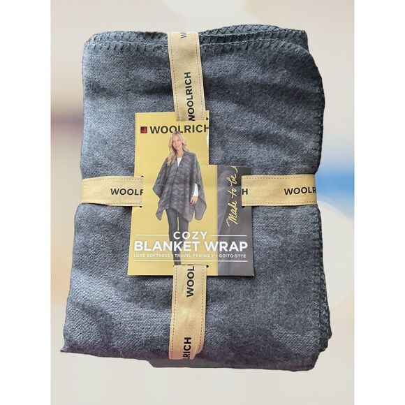 Woolrich Wrap Camping‎ Blanket Multi-color Montauk Plaid Luxe Softness One Size - Picture 9 of 9